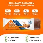 PROBAR Sea Salt Caramel Protein Bars (12 Count)