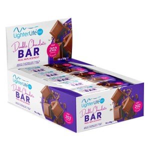 LighterLife Double Chocolate Protein Meal Bars, 16 Pack