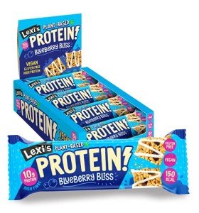 Lexi’s Vegan Protein Crispy Bars - Blueberry Vanilla