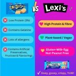 Lexi’s Vegan Protein Crispy Bars - Blueberry Vanilla