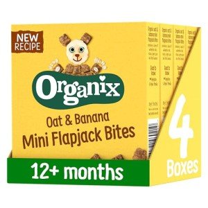 Organic Oat and Banana Flapjacks, No Added Sugar