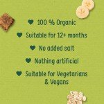 Organic Oat and Banana Flapjacks, No Added Sugar