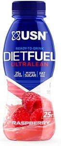 USN Diet Fuel Ultralean Raspberry Meal Replacement Shakes