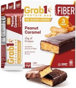 Sugar Free Peanut Caramel Protein Bars (12 Bars)