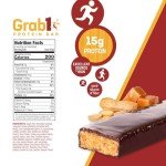 Sugar Free Peanut Caramel Protein Bars (12 Bars)