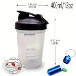 Chocolate Protein Bar Variety Pack with Shaker Bottle
