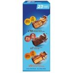 Chocolate Protein Bar Variety Pack with Shaker Bottle