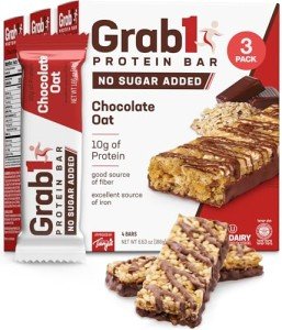Chocolate Oat Sugar-Free Protein Bars (12 Count)