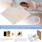 Grounding Mat for Bed with Earthing Cord 90x35inch