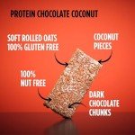 High Protein Nut-Free Chocolate Coconut Flapjacks - 12 Pack