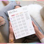 Weekly Meal Planner & Nutrition Tracker Pad