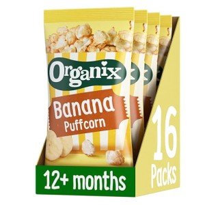 Organic Banana Puffcorn Toddler Snack Multipack