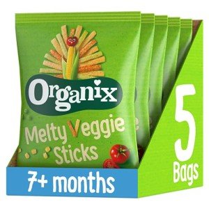 Organic Veggie Sticks for 7+ Months - 5 Pack
