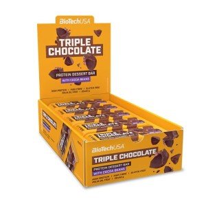 Triple Chocolate Protein Dessert Bars - 20 Pack