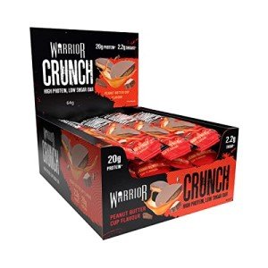 Warrior Crunch Peanut Butter Protein Bars - 12 Pack