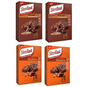 Slim Fast Meal Bars - 8 Chocolate Chip & Orange