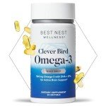 Omega-3 Fish Oil Softgels for Brain Health