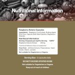 Raspberry Ketone Capsules for Weight Loss - 180 Count