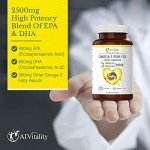 Triple Strength Omega 3 Fish Oil Supplement - 120 Softgels