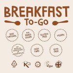 Coffee Oat Protein Balls - 10 Bags, Plant-Based