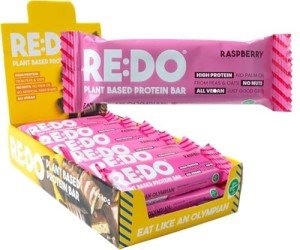 Vegan Nut-Free Raspberry Protein Bars - 18 Pack