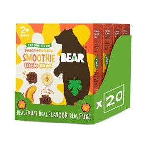 Bear Peach & Banana Smoothie Paws - 20 Packs
