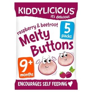 Raspberry & Beetroot Melty Buttons for Kids