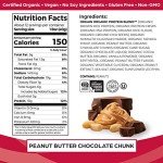 Orgain Pea Butter Chocolate Plant Protein Bars 12-Pack