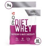PhD Diet Whey Protein Powder - White Chocolate Raspberry