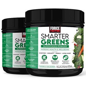 Force Factor Smarter Greens Superfoods Powder - 2-Pack