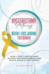 Weight Loss Journal for Women After Hysterectomy