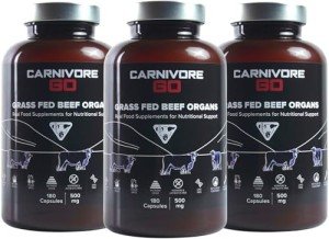 Grass-Fed Beef Organ Supplements - 3X Pack