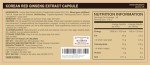 Korean Red Ginseng Extract Capsules for Energy & Focus