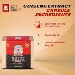 Korean Red Ginseng Extract Capsules for Energy & Focus