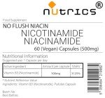 Nutrics® 100% Pure Niacin B3 Capsules - 360 Count