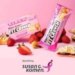 FitCrunch Strawberry Strudel Protein Bars – 18 Count