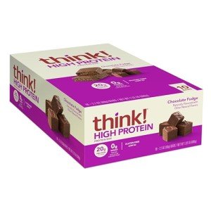 thinkThin Chocolate Fudge High Protein Bars - 10 Pack