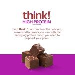thinkThin Chocolate Fudge High Protein Bars - 10 Pack