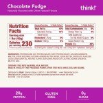 thinkThin Chocolate Fudge High Protein Bars - 10 Pack