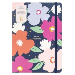 Floral Daily Food Journal for Weight Loss Tracking