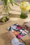 Floral Daily Food Journal for Weight Loss Tracking