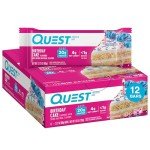 Birthday Cake Quest Nutrition Bars - Pack of 12