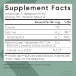 Keto MCT Oil - C8 Caprylic for Energy