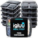 Igluu 10-Pack BPA Free Meal Prep Containers