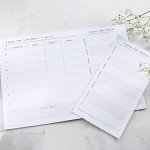 Weekly Meal Planner and Grocery List Pad
