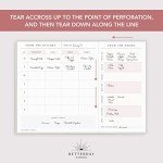 Weekly Meal Planner and Grocery List Pad