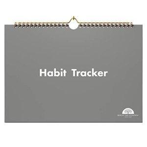 Bright Day Habit Tracker: Wall Hanging Fitness Planner
