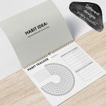 Bright Day Habit Tracker: Wall Hanging Fitness Planner