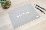 Bright Day Habit Tracker: Wall Hanging Fitness Planner