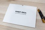 Bright Day Habit Tracker: Wall Hanging Fitness Planner